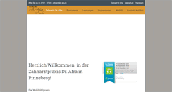 Desktop Screenshot of dr-afra.de